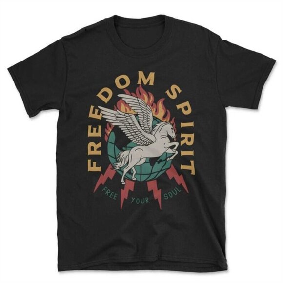 Sierra K Other - Freedom Spirit Free Your Soul Rock  Roll Band Fan Graphic T-Shirt 17